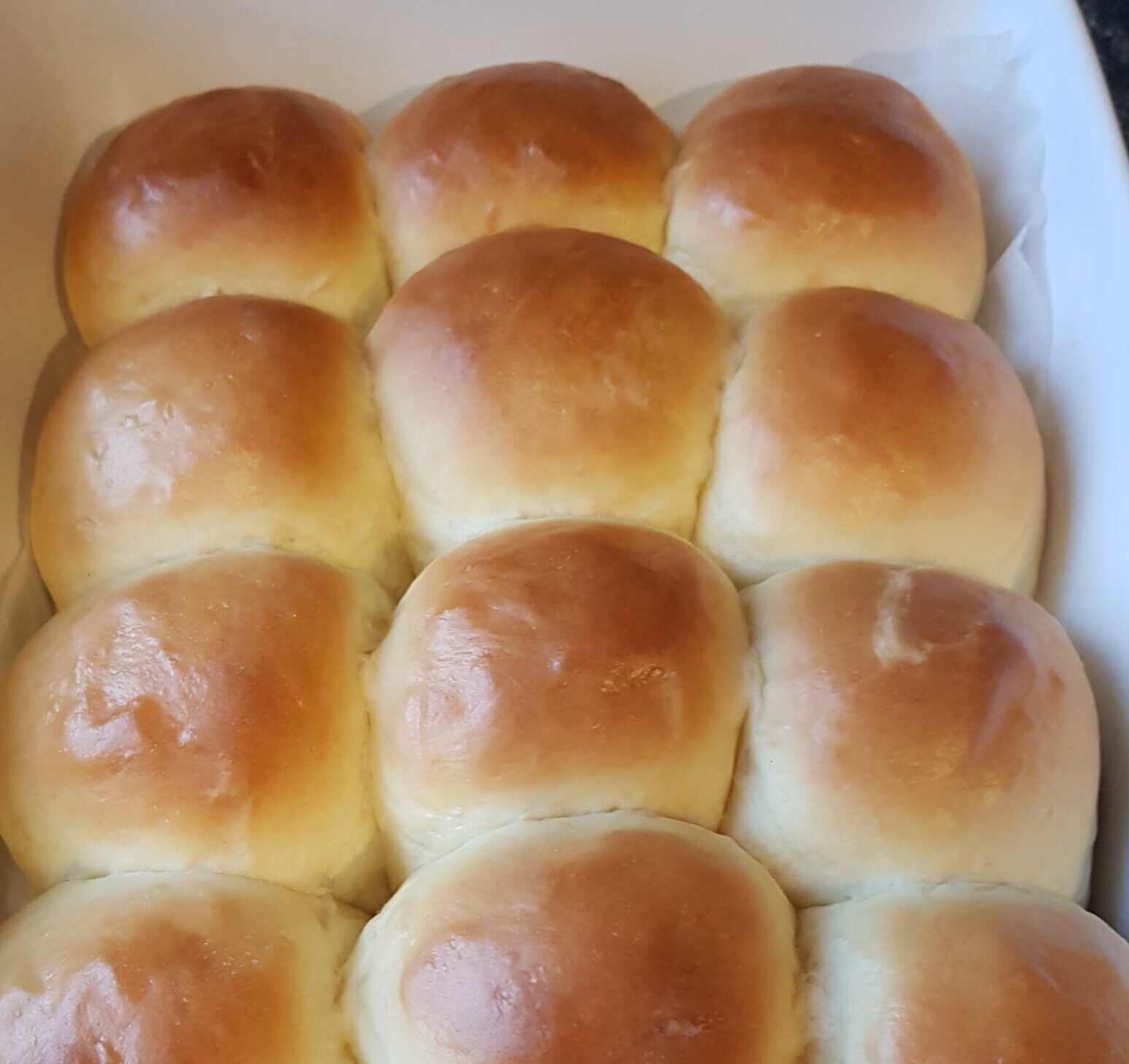 Soft fluffy dinner rolls