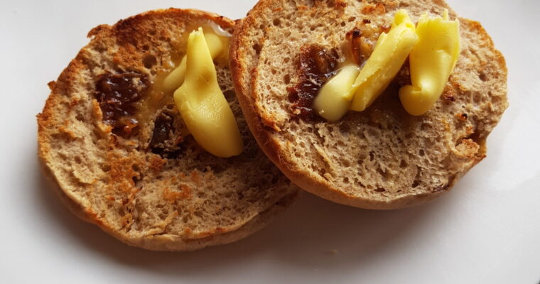 Spiced Fruit English Muffins