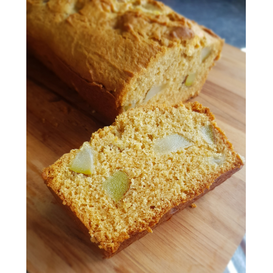 Pear and Ginger Loaf