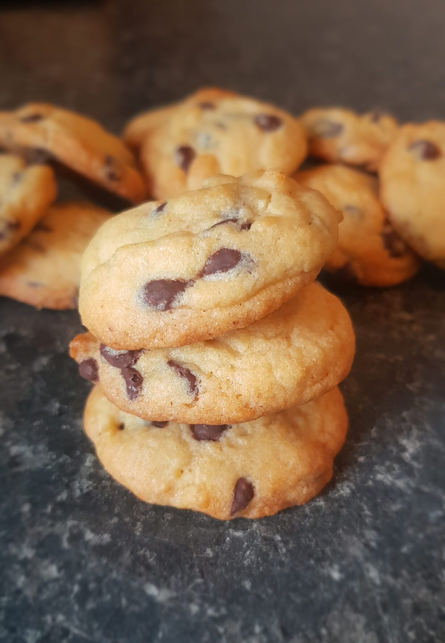 Mini chocolate chip cookies