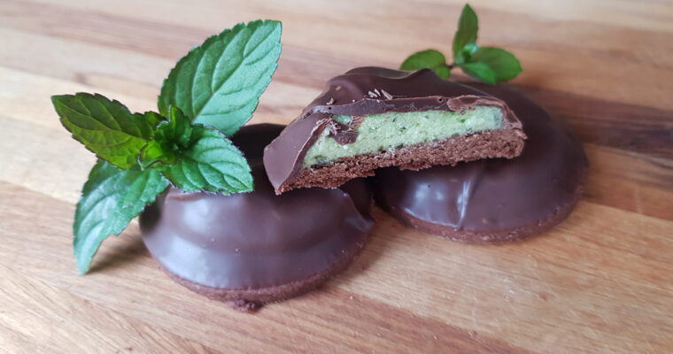 Chocolate peppermint cookies