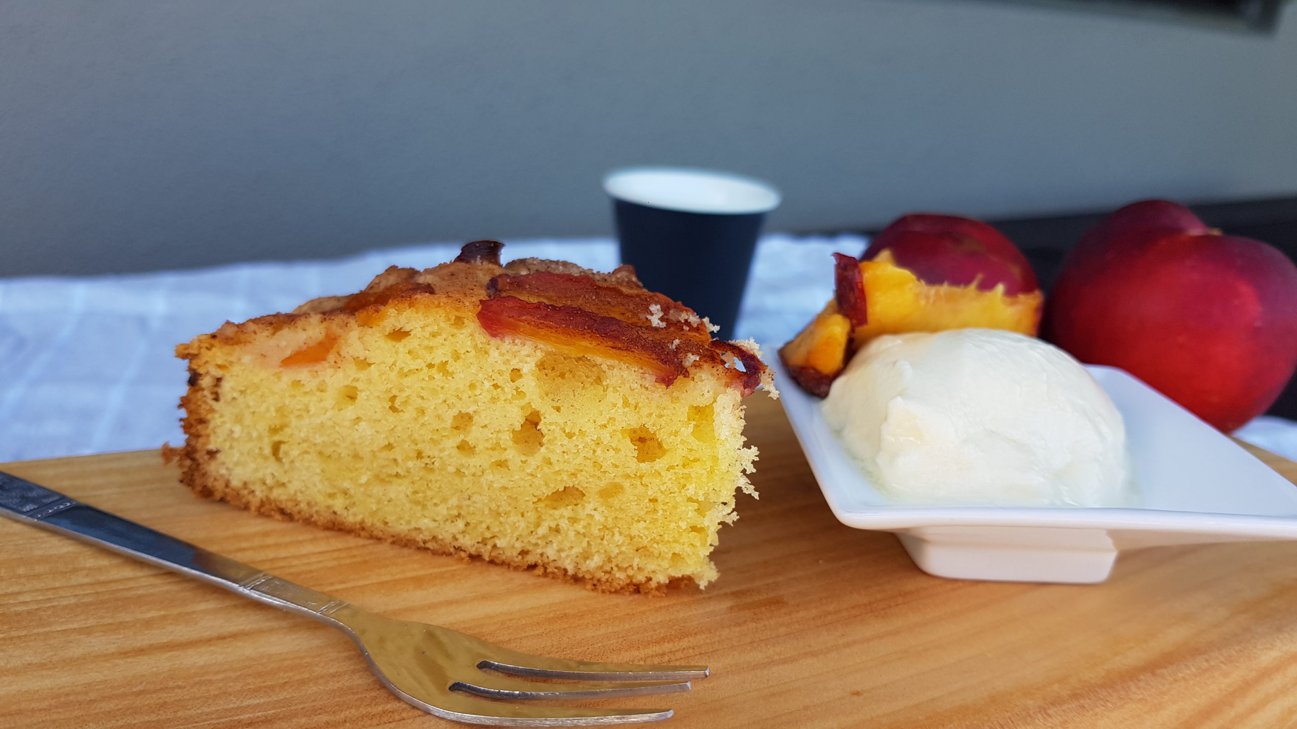 Summer Nectarine Cake