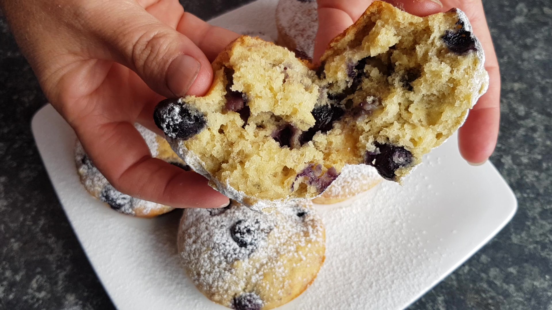 Blueberry and Banana Muffins