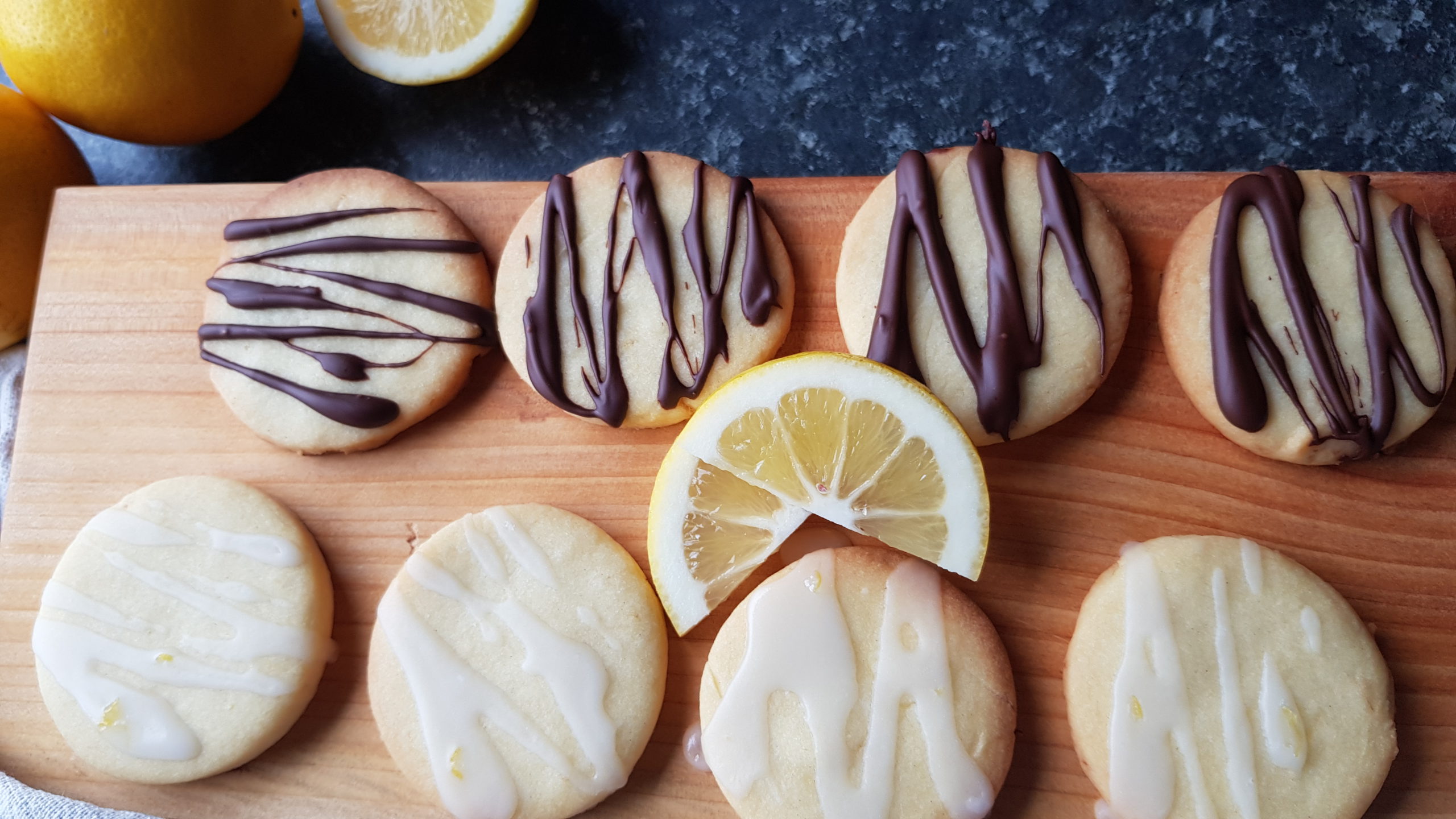 Lemon Shortbread Cookies